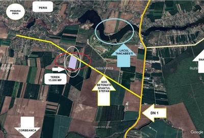 Teren extravilan de 15000 mp, în Periș - 2