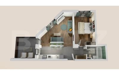 Apartament cu 2 camere semidecomandat în Mănăștur - 1