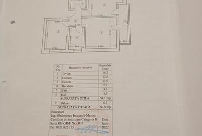 Apartament cu 3 camere decomandat în Central