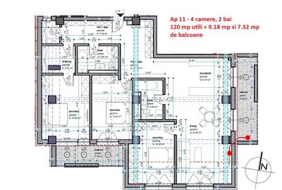 Apartament cu 4 camere decomandat în Șagului - 4
