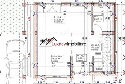 Comision 0%! Casa individuala semifinisata 110 mp utili, teren 400 mp in Luna. - 12