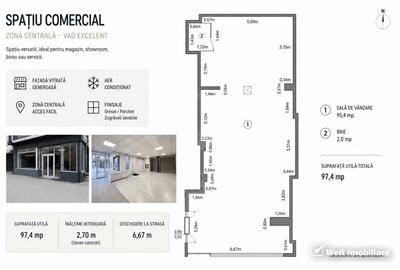 Spațiu comercial, de 97 mp, în Mărăști - 8