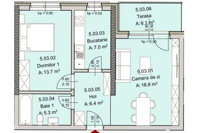 Apartament cu 2 camere decomandat în Mărăști - 7