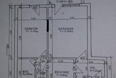 Apartament cu 2 camere decomandat în Războieni - 3