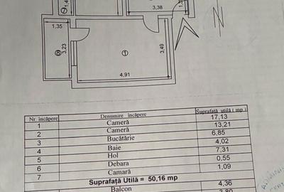 Apartament cu 2 camere decomandat, mobilat în Mazepa 2 - 5