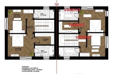 Casă cu 4 camere cu Teren 207 Mp în Central - 15