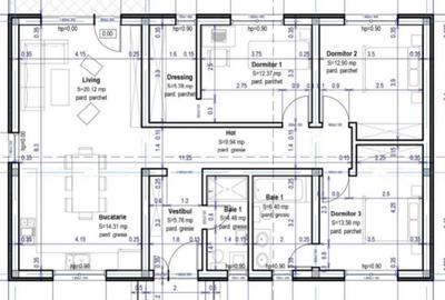 Casă cu 4 camere în Tărlungeni