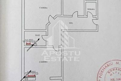 Apartament cu 2 camere, decomandat, etaj intermediar, zona Steaua - 7