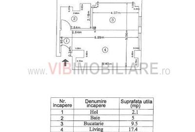 Garsonieră decomandată, mobilată în 13 Septembrie - 8