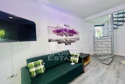 Apartament cu 2 camere nedecomandat, mobilat în Dorobanților