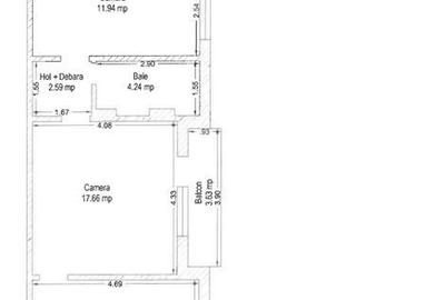 Apartament cu 3 camere în Medicină - 2