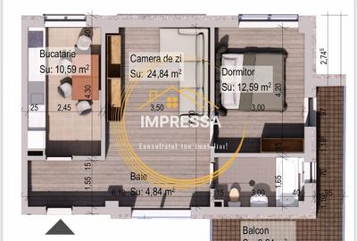 Apartament cu 2 camere în Burdujeni - 3