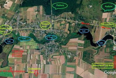 Proprietar - SUPER OFERTA - Teren intravilan  Peris - 7.043 mp - doar 4 euro/mp - 1