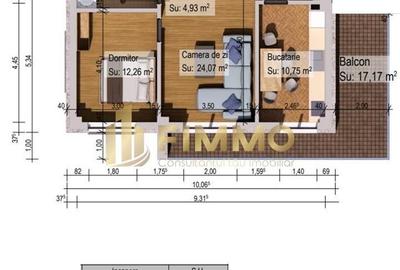 Apartament 69mp | Avans 30% + rate 3 ani | Burdujeni | ID:1101