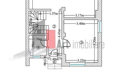 Duplex cu 4 camere cu Canalizare în Exterior Est - 4
