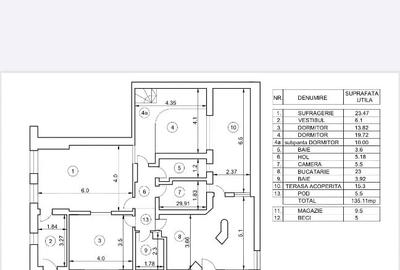 Apartament cu 4 camere decomandat, mobilat în Democrației - 15