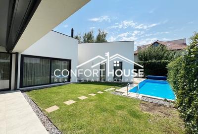 Vila  cu arhitectura moderna,  D+P+E,  piscina,  IANCU NICOLAE -British School - 2
