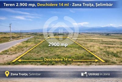 Teren agricol extravilan de 2900 mp, în Șelimbăr - 1
