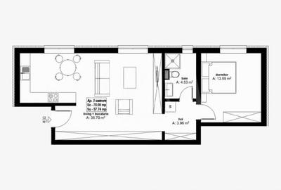Apartament 2 camere de vanzare in Oncea Oradea, Oradea... - Comision 0% - 8