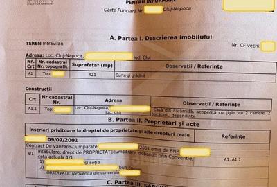 Casa calcan alipit, singur in curte, 421 mp teren liber de sarcini - 3