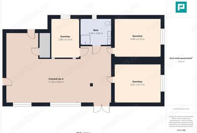 Casa moderna cu 2 corpuri, 5 camere in Pecica - 15