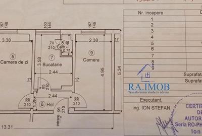 Apartament cu 3 camere semidecomandat în Ultracentral