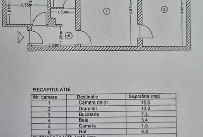 Apartament cu 2 camere în Central - 1