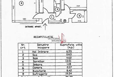 Apartament decomandat et.3/4 Doamna Ghica - 3