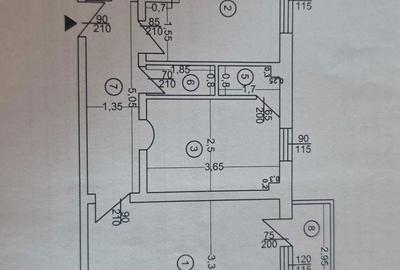 Apartament cu 2 camere decomandat în Central - 7