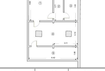 Spațiu comercial, de 55.099998474121 mp, în Nufărul - 1