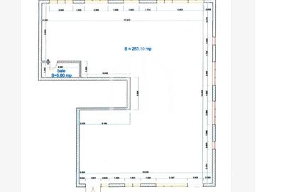 Spațiu comercial, de 258.89999389648 mp, în Vest - 3