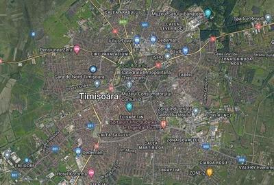 Teren de 1082 mp, în Aradul Nou