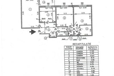 Apartament cu 3 camere decomandat în Veteranilor - 7