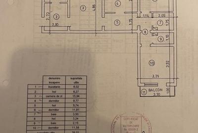 Apartament de 4 camere, decomandat, zona Tatarasi - 9