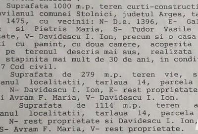 Casă cu 3 camere cu Teren 279 Mp în Stolnici - 1