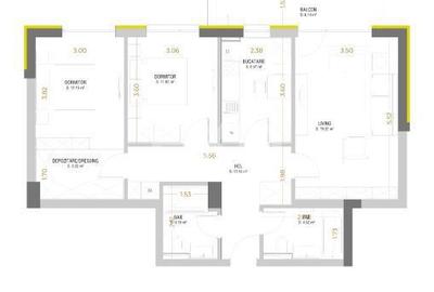 Apartament cu 3 camere, mobilat în Astra - 1