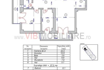 Apartament cu 2 camere semidecomandat, mobilat în Străulești - 14