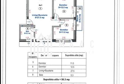 Apartament 3 camere | 56 MPU | Balcon | 2 Locuri de Parcare | Turnisor - 7