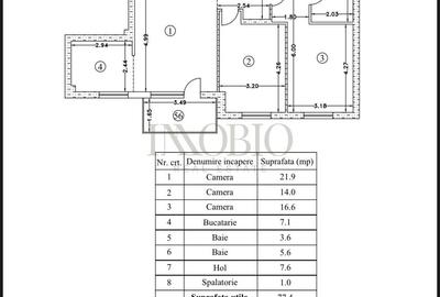 Apartament cu 3 camere în Sisești - 13