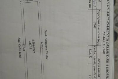 Teren de 2500 mp, în Corbu - 2