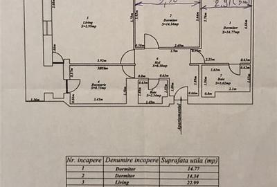 Apartament 3 camere Asmita Gardens - 7
