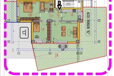 Intabulat!Ap 3 camere D Parcare inclusa Gradina 95mp Capat Pacurari - 2