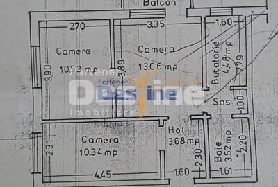 Apartament cu 3 camere semidecomandat în Alexandru cel Bun - 12