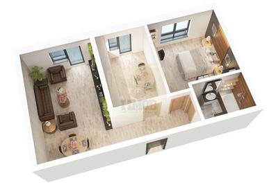 Apartament finalizat 2 camere 56 mpu curte 40 mp si parcare Supeco - 11
