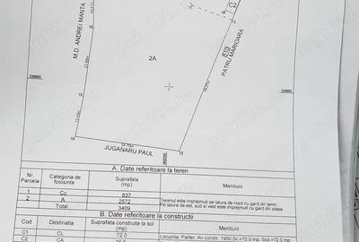 Casă cu 3 camere cu Teren 3409 Mp în Central - 1