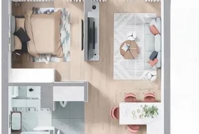 Apartament cu 2 camere în Nufărul - 1
