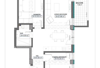 Apartament cu 3 camere decomandat în Brătianu - 8