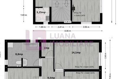 Casă individuală cu 4 camere cu Teren 573 Mp în Daia - 13