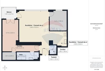 Apartament cu 3 camere semidecomandat în Băneasa - 27