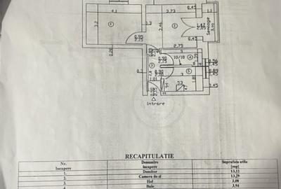 Apartament cu 2 camere decomandat în Centru Civic